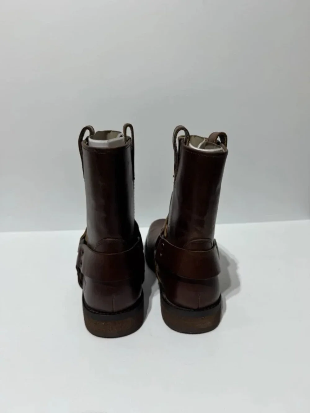Frye Co Mens Roger Engineer Harness Boots Whiskey Size 8 M